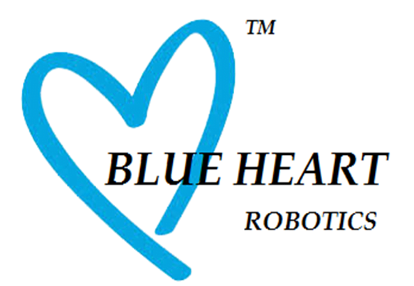 blue heart robotics logo